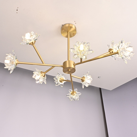 Люстра на штанге ImperiumLoft Lotos (Лотос) 203938-26