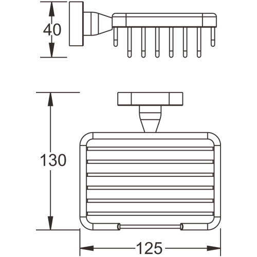 Мыльница BELZ B90102-1 - фото 3