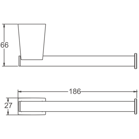 Бумагодержатель BELZ B91503-2