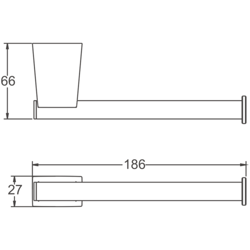 Бумагодержатель BELZ B91403-2 - фото 2