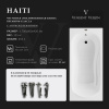 Ванна чугунная Vinsent Veron Haiti VHT1708042-AS 170х80 пристенная прямоугольная с ножками
