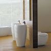 Раковина керамическая Laufen Alessi One 8.1197.2.400.104.1 50 см напольная цвет белый 1 отверстие под смеситель
