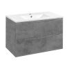 Тумба под раковину Vincea Mia VMC-2MC900BT 90х50 подвесная цвет серый