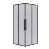 Душевой уголок Niagara Nova NG-6823-34BLACK 90х90 стекло прозрачное профиль черный без поддона