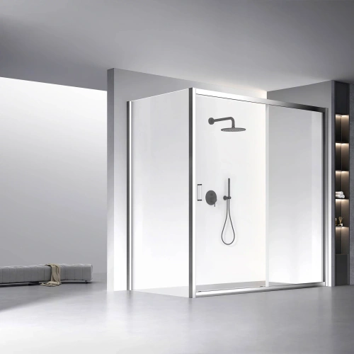 Душевой уголок Veconi Rovigo RV060-160110-01-C5 160х110 стекло прозрачное профиль хром глянцевый без поддона Душевой уголок Veconi Rovigo RV060-160110-01-C5 160х110 стекло прозрачное профиль хром глянцевый без поддона