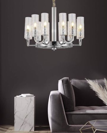 Люстра подвесная Lumina Deco Donatti (Донатти) LDP 8011-12 CHR
