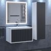 Тумба под раковину Uperwood Next Premium 3930205150 70х50 подвесная цвет серый/белый