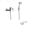 Смеситель для ванны и душа Сантаком StOmega 3338-2 настенный хром