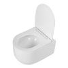 Унитаз подвесной BelBagno SOFT BB084CH-TOR/SC белый с сиденьем микролифт безободковый смыв торнадо
