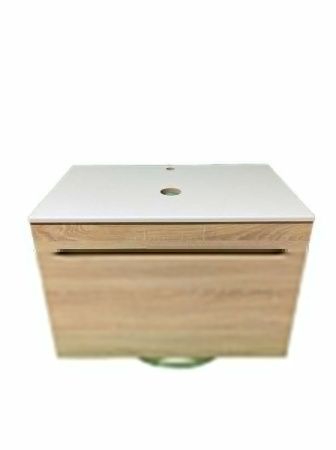 Тумба с раковиной Sintesi STL.W7817_SIN-LVB-APP-409 60х60 подвесная цвет бежевый