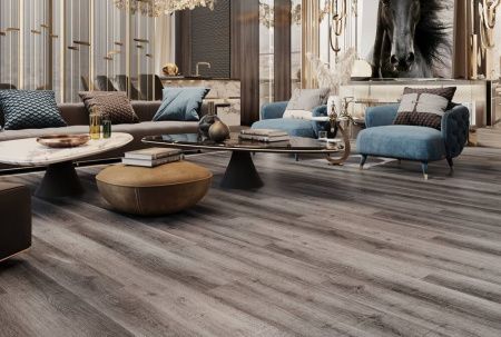 SPC ламинат CronaFloor Wood Дуб Горный Т064525 толщина 0,4 см 43 класс 1200х180