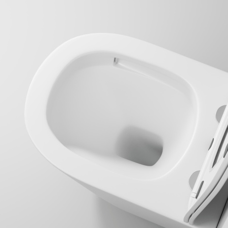 Унитаз подвесной Grossman Торнадо GR-4477MSQ белый матовый с сиденьем микролифт безободковый смыв торнадо