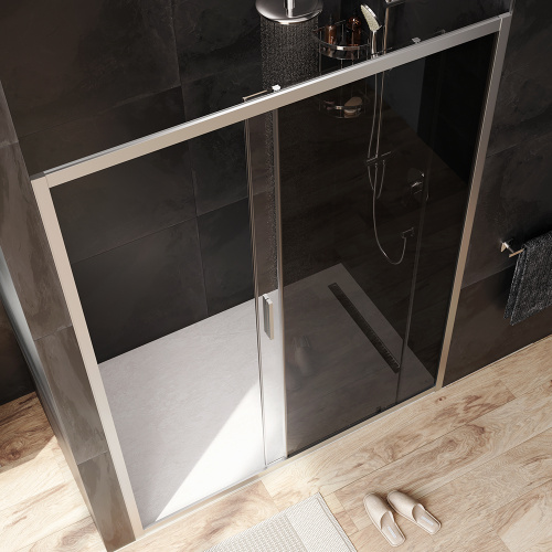 Душевая дверь Am.Pm Gem W90G-150-1-195MG 150х195 стекло прозрачное профиль хром матовый - фото 3