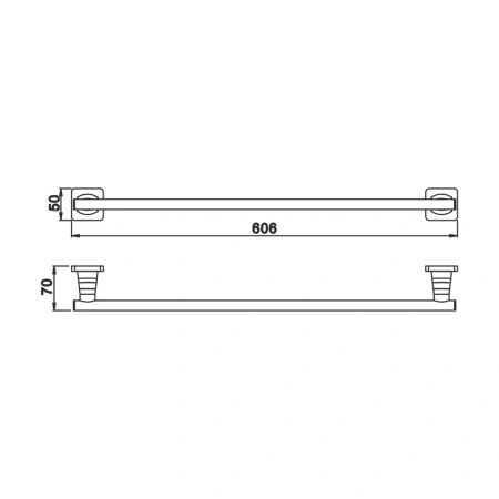 Полотенцедержатель Rose RG15H RG1517H