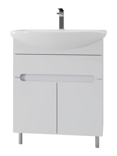 Тумба с раковиной Orange TOPLINE-Rio TR70-03E+RA 72х44х87 - фото 2