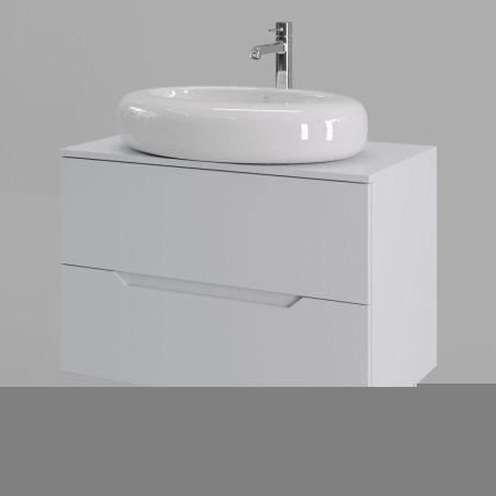 Тумба с раковиной Orange Line Li-80TuwMDF+B08-640W 80х50