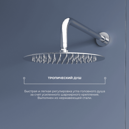 Душевая система RGW Shower Panels 51140855-01 встраиваемая в стену