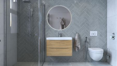 Тумба под раковину Velvex CLAY tpCLA.80.2Y-230 80х40 подвесная цвет коричневый