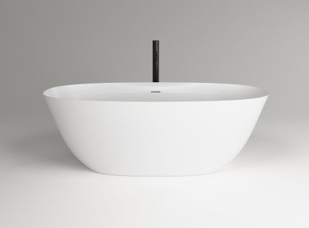 Ванна из искусственного камня Plumberia Selection Veloma VELOMA 170BO 170х75 отдельностоящая овальная с ножками