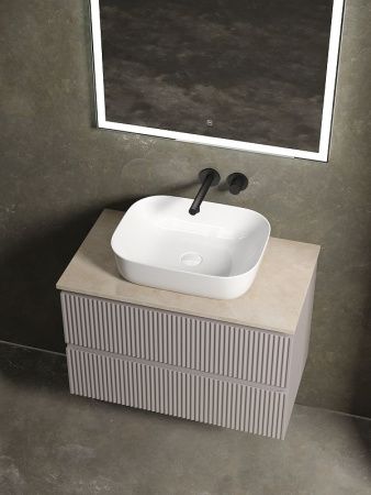 Тумба под раковину Sancos SNOB R SNR80SM 80х40 подвесная цвет коричневый