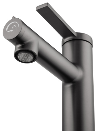 Смеситель Wonzon & Woghand WW-H1017-BGG на раковину графит