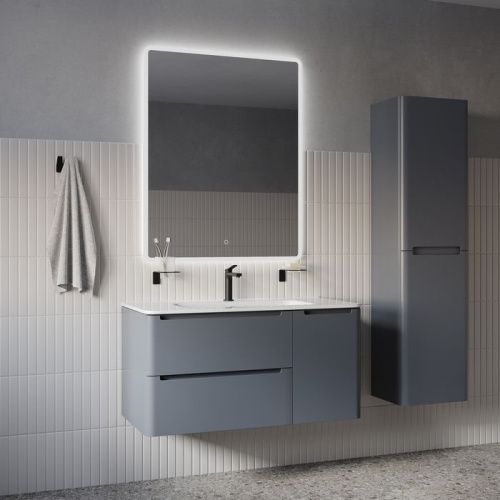 Зеркало с подсветкой IDDIS Uniq UNI1080i98 100х80 цвет белый - фото 2