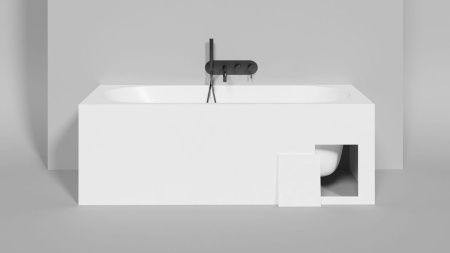 Ванна из искусственного камня Salini ORNELLA 102326MF 160х70 встраиваемая прямоугольная