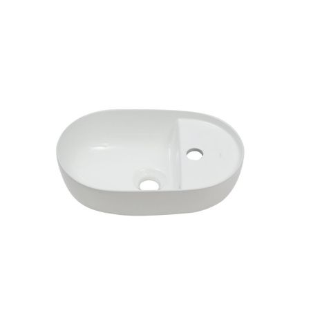 Раковина из сантехнического фарфора Melana 78352-805 40х30 накладная цвет белый 1 отверстие под смеситель