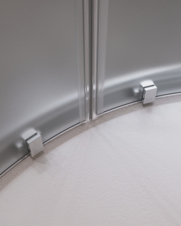 Душевой уголок Cezares MOLVENO MOLVENO-R-2-100-P-Cr 100х100 стекло рифленое профиль хром глянцевый без поддона