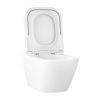 Унитаз подвесной Wellsee Pure BY Wellsee 182602001 белый с сиденьем микролифт безободковый каскадный смыв