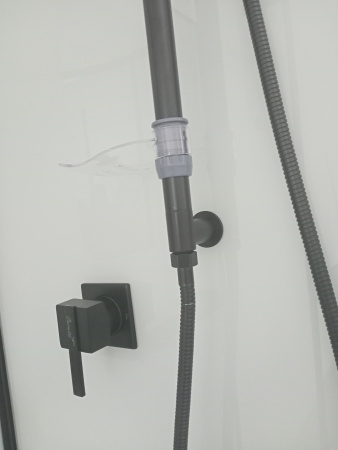 Душевая кабина Cerutti SPA KORRA90B 90х90 четверть круга без крыши ориентация универсальная