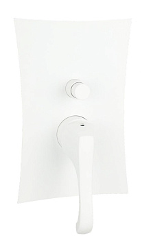 Смеситель для душа Emmevi Ares 76019/BIO встраиваемый в стену белый матовый