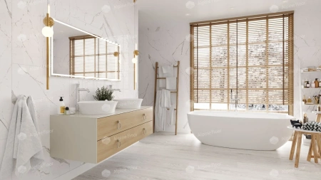 Кварцвиниловая плитка Alpine Floor Easy Line ECO 3-1 Дуб Арктик толщина 0.3 см 43 класс 1219,2х184,15