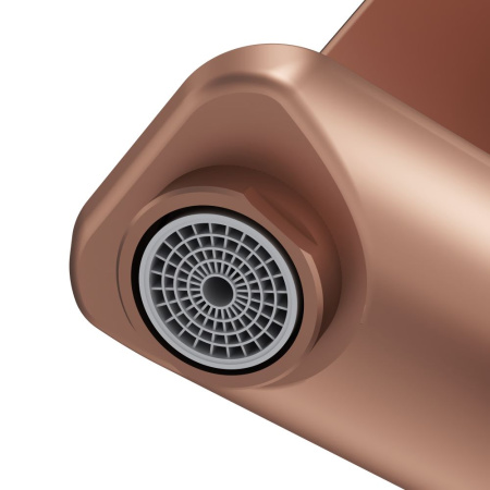 Смеситель Am.Pm X-Joy F85A02144 на раковину розовое золото без термостата