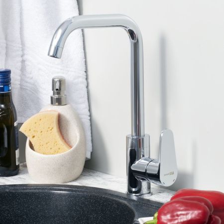 Смеситель для кухни Wasserkraft Alz 28800 28807 на мойку хром
