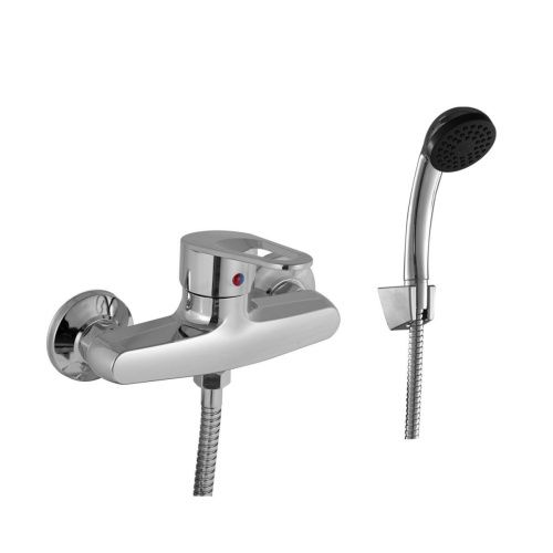 Смеситель для ванны и душа Plstart PL2006 настенный хром - фото 2