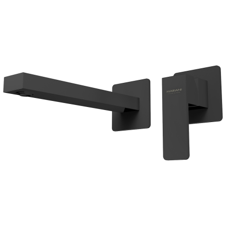 Смеситель для раковины Mariani Rebel B14565REP встраиваемый в стену черный