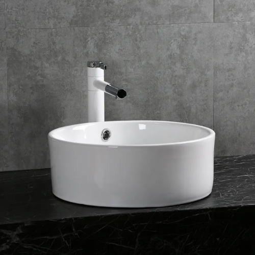 Раковина из сантехнического фарфора Cerutti SPA CR7022 42х42 накладная цвет белый - фото 3