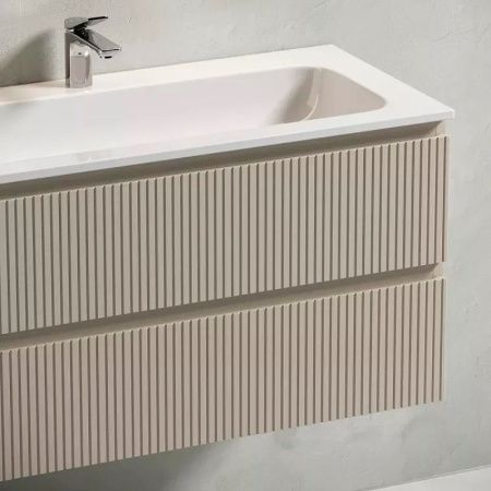 Тумба под раковину Sancos SNOB T SNT100CE 100х40 подвесная цвет бежевый