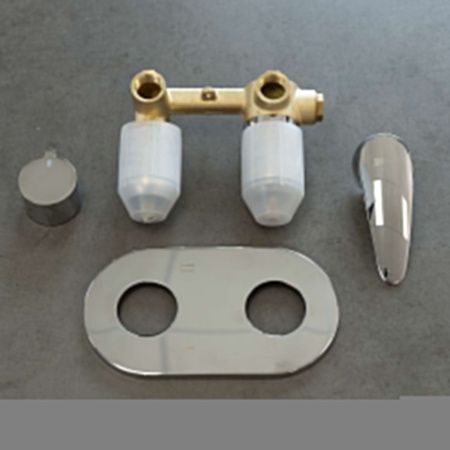 Смеситель для ванны и душа LeMark Linara LM0427C встраиваемый в стену хром