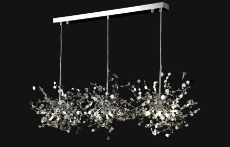 Светильник подвесной Crystal Lux Garden (Гарден) GARDEN SP3х3 L1200 CHROME