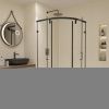 Душевой уголок RGW Classic 72095588-14 80х80 стекло прозрачное профиль черный без поддона