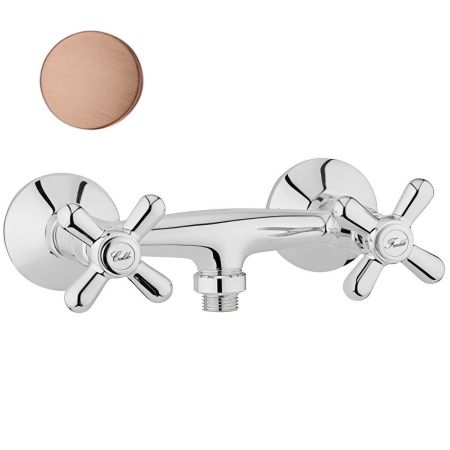 Смеситель для ванны и душа Webert Armony AM760102060 настенный медь