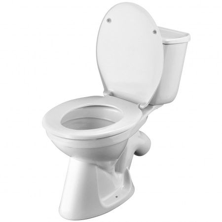 Унитаз-компакт напольный с бачком Santek Бриз 1WH302138 белый с сиденьем каскадный смыв