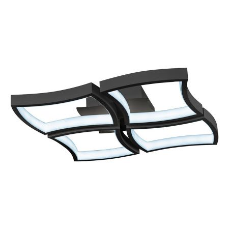 Люстра потолочная iLedex Roomy (Роомы) 8196-4-X-T BK