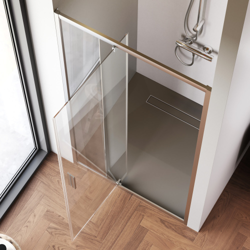 Душевая дверь Am.Pm Gem W90G-100-1P-MT 100х195 стекло прозрачное профиль хром матовый - фото 4