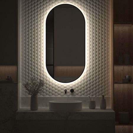 Зеркало с подсветкой Defesto AURA DF 2926 60х120 подвесное