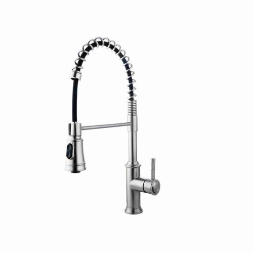 Смеситель для кухни Fashun A56008 на мойку сатин - фото 2