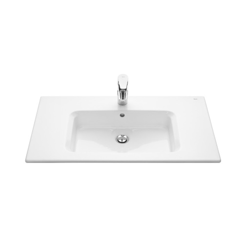Раковина из сантехнического фарфора Roca The Gap 73279A4000 80х46 накладная цвет белый - фото 3