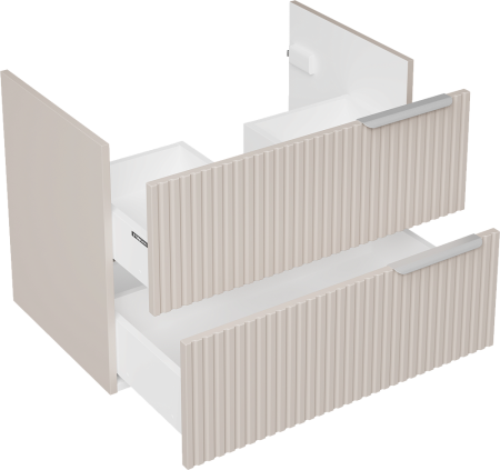 Тумба под раковину Stworki Хаммель 00329059 70х40 подвесная цвет бежевый